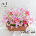 楽天ランキング1位獲得!コスモスプランター 【造花】【装飾】【秋】【デイスプレイ】【送料無料3700円】【3000円?】【秋のお花】【お手入れ不要】【枯れないお花】【玄関】【シルクフラワー】