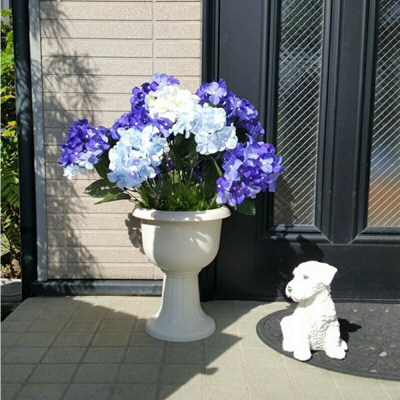 【アジサイ】【紫陽花】【造花】【アジサイプランター】【送料無料】梅雨　あじさい　プランター　枯れ..
