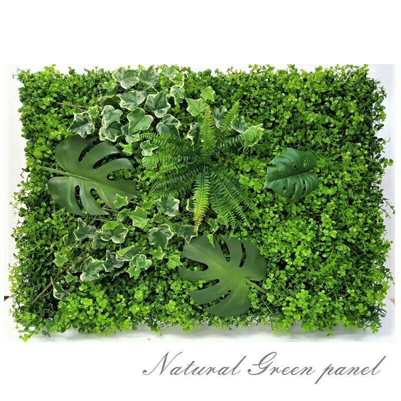 使用花材フェイクグリーンマットサイズ　※サイズ　縦87cm幅63cm ※額は木製　 縦にも横にも使用可 おすすめ用途カフェ風な壁やウッドな雰囲気にも馴染みやすくオシャレ感たっぷりに仕上がりました特徴トレンドのグリーンをアレンジメントした壁掛...