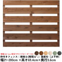 枠付きフェンス:横板B(隙間36ミリ)【上下枠】幅21〜200cm×高さ69.4cm×奥行3.6cmベランダリフォームフェンス ボーダーフェンス ウッドフェンス...