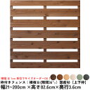 枠付きフェンス:横板B(隙間36ミリ)【上下枠】幅21〜200cm×高さ82.6cm×奥行3.6cmベランダリフォームフェンス ボーダーフェンス ウッドフェンス...