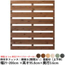 枠付きフェンス:横板B(隙間36ミリ)【上下枠】幅21〜200cm×高さ95.8cm×奥行3.6cmベランダリフォームフェンス ボーダーフェンス ウッドフェンス...