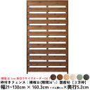 【5/1限定クーポン配布中!】枠付きフェンス:横板B(隙間36ミリ)◇国産杉【3方枠】幅21〜130cm×高さ160.3cm+ゴム脚1cm×奥行5.2cm●ゴム...