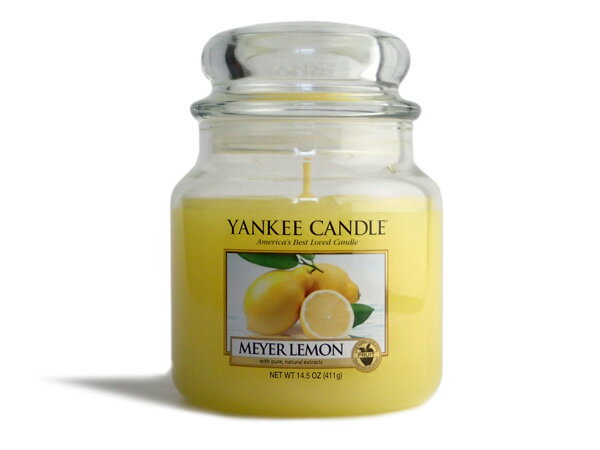 ヤンキーキャンドル YANKEE CANDLE ジャーM メイヤーレモン（MEYER LEMON）