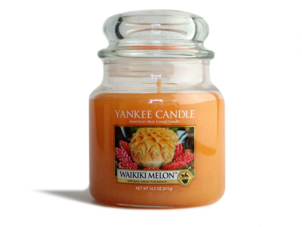 ヤンキーキャンドル YANKEE CANDLE ジャーM ワイキキメロン（WAIKIKI MELON）