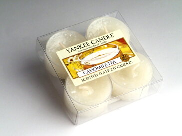 ヤンキーキャンドル YANKEE CANDLE クリアカップティーライト（4個入り） カモミールティー（CAMOMILE TEA）