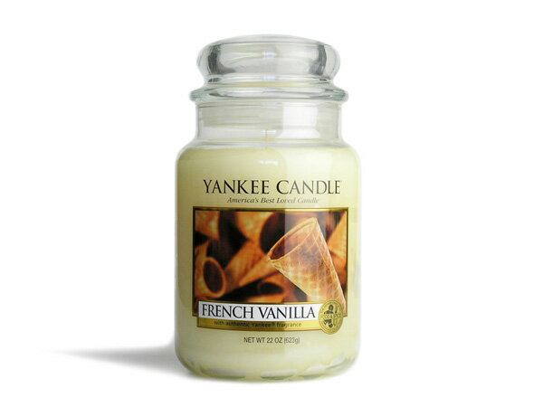 ヤンキーキャンドル YANKEE CANDLE ジャーL フレンチバニラ（FRENCH VANILLA）