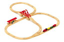【楽天1位!】ミッキィ社(micki)の木製レール汽車セットつり橋9603