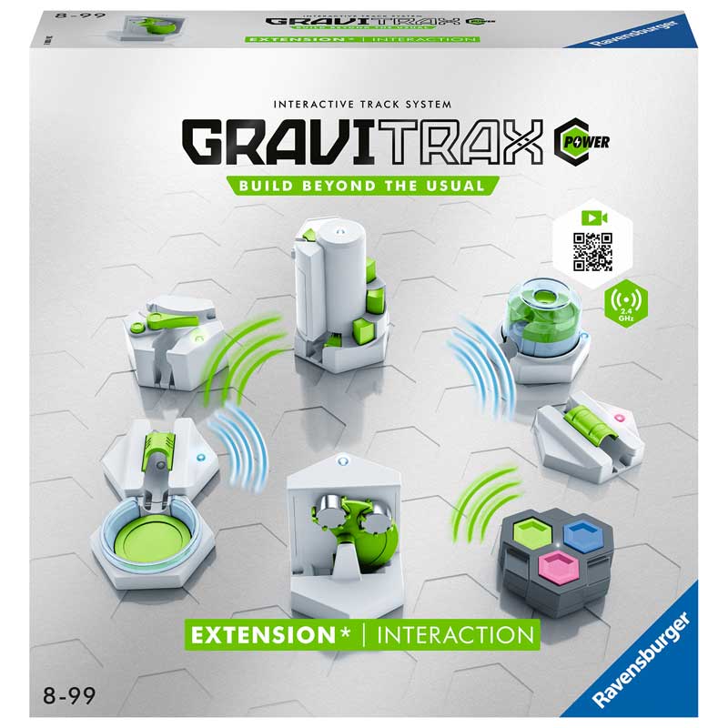 GraviTrax POWER 拡張パック インタラクション Ravensurger (ラベンスバーガー社）ドイツ STEM教育 プログラミング教材 物理 科学 プレゼントに最適 公式商品 ループ 設計図 高学年 おすすめ