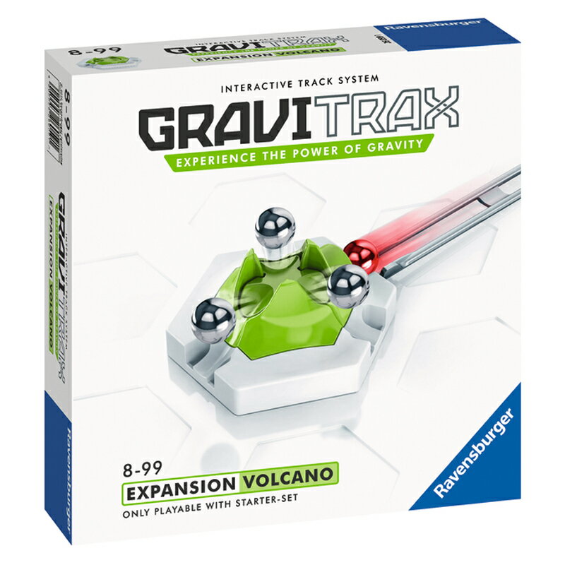 ラベンスバーガー グラヴィトラックス GraviTrax グラヴィトラックス 追加パーツ　ボルケーノ【数量限定商品】｜Ravensurger (ラベンスバーガー社）ドイツ STEM教育 プログラミング教材 物理 科学 プレゼントに最適 公式商品 ループ 設計図 高学年 おすすめ