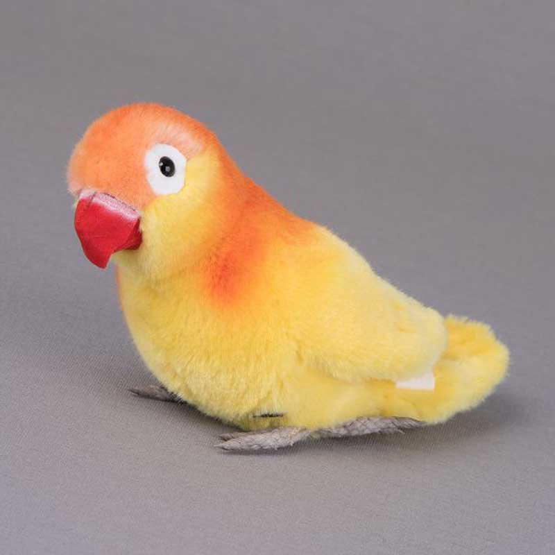 ケーセン社 ぬいぐるみボタンインコ 黄(Kosen) ドイツ ぬいぐるみ 鳥 プレゼントに最適 安心の国内正規品 おすすめのサムネイル