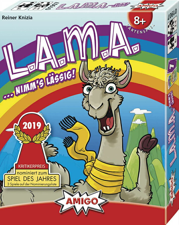 ラマ　L.A.M.A.　カードゲーム　Amigo　ライナー・クニツィア　Reiner Knizia