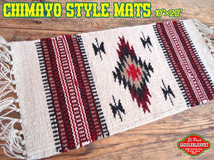 【送料無料】エルパソ サドルブランケット チマヨ柄 オルテガ柄 プレイスマット テーブルマット ランチ..