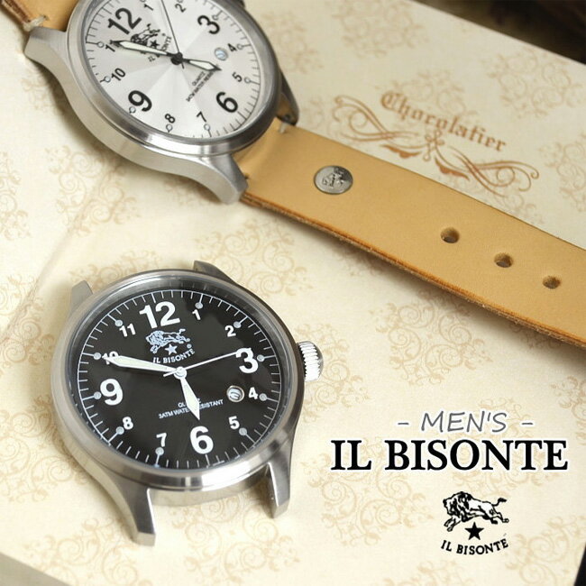 ▽☆【国内正規販売店】【電池切れ】(5422310597）IL BISONTE（イルビゾンテ）アナログクォーツムーブメント/文字盤 (メンズサイズ)【送料・代引き手数料無料】【メール便対象外】S【訳あり 30%OFF】【電池切れ】