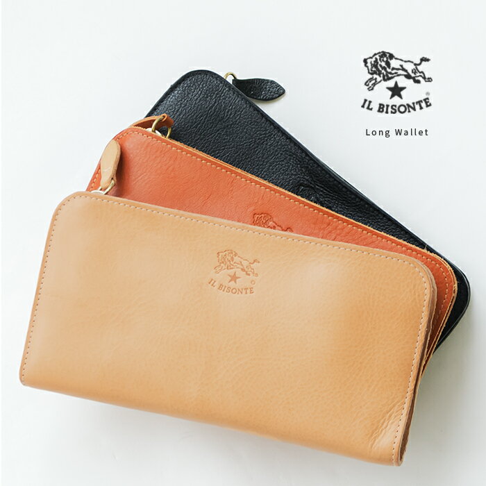 楽天WOODY HOUSE／ウッディーハウス◇【国内正規販売店】[54424-0-9140]IL BISONTE（イルビゾンテ） Long Wallet/ロングウォレット RT