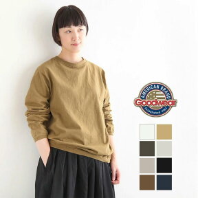 【30%OFF】[NGW9951]GOODWEAR(グッドウェア) CREW NECK L/SL WITH CUFF&HEM RIB (クルーネックロングスリーブ裾&袖リブTシャツ)