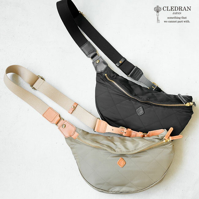 クレドラン ボディバッグ レディース [CL2146]CLEDRAN (クレドラン) ROTA BODY BAG(ロタ ボディバッグ) /ナイロンキルティング