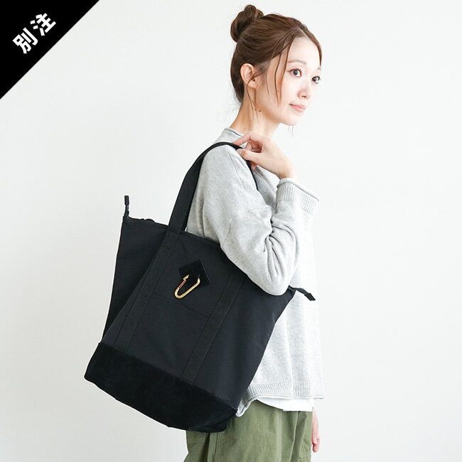 ◇MASTER&Co.(マスターアンドコー) 別注 60/40 CLOTH TOTE BAG with KARABINER(ロクヨンクロス トートバッグ＋カラビナ)