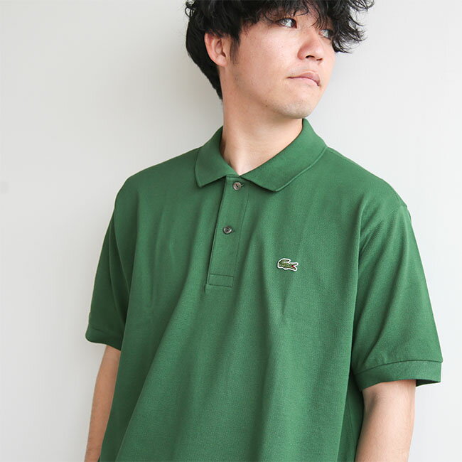 【30%OFF】[L1212AL]LACOSTE(ラコステ)POLO SHIRT(コットン鹿の子ポロシャツ)［SALE返品・交換不可］