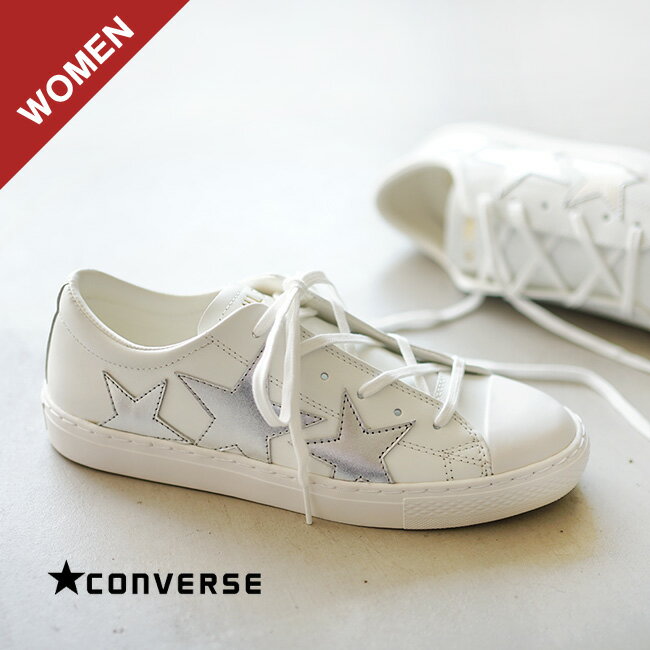 [as-cup-trostr-ox] converse(コンバース)ALL STAR COUPE TRIOSTAR OX(オールスタークップトリオスターOX)/レディース/WHITE/SILVE/　oMY