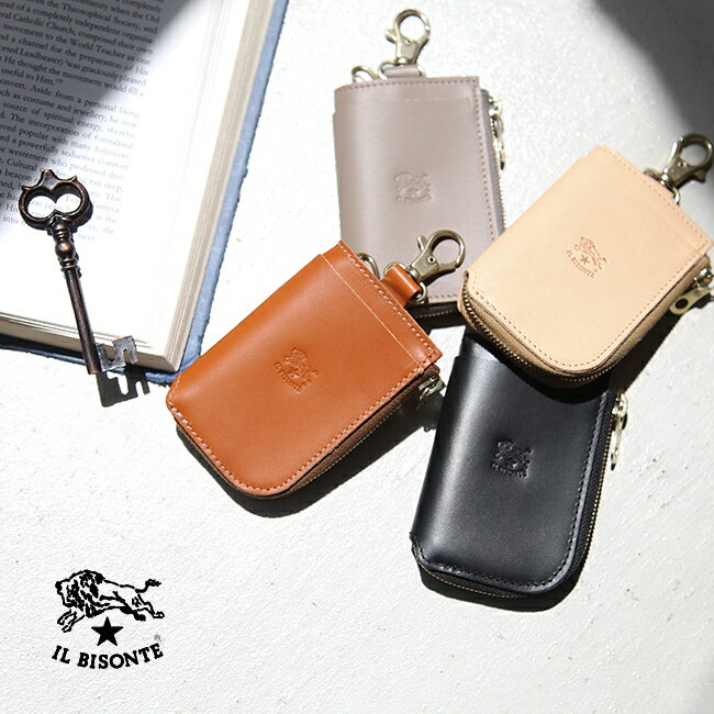 【国内正規販売店】[54212-3-09190] IL BISONTE イルビゾンテ キーケース/2021 AUTUMN WINTER COLLECTION