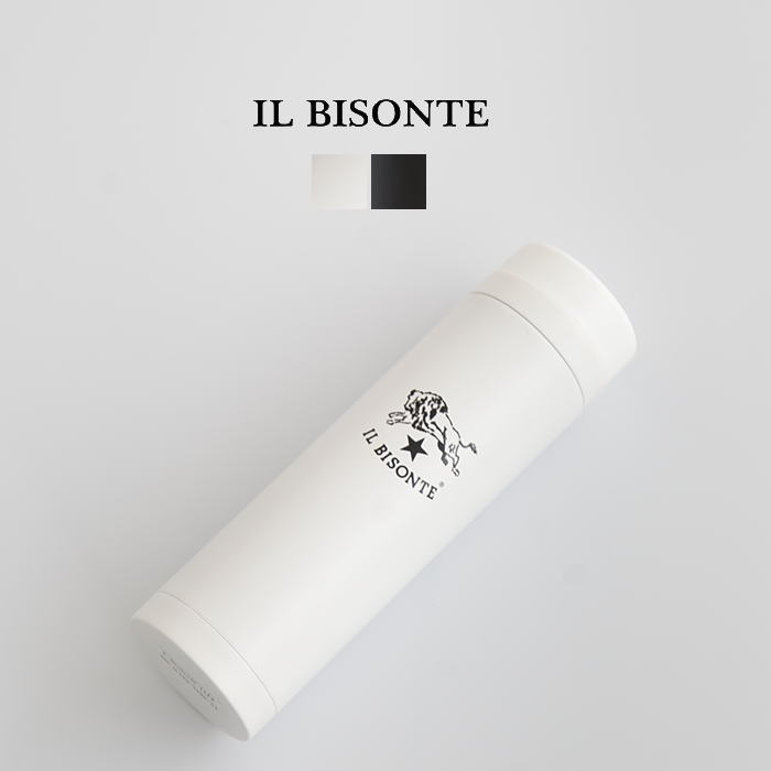 ☆【国内正規販売店】[5432409298]IL BISONTE(イルビゾンテ)SLIM THERMOSTAT STAINLESS BOTTLE/スリム サーモ ステンレスボトル【メール便対象外】B