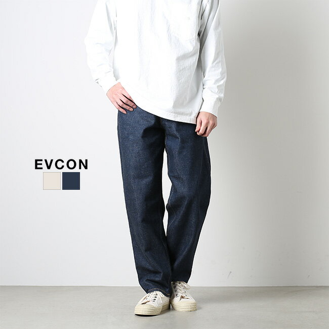 EVCON(エビコン) 5POCKET TUCK WIDE DENIM PANTS(5ポケットタックワイドデニムパンツ)