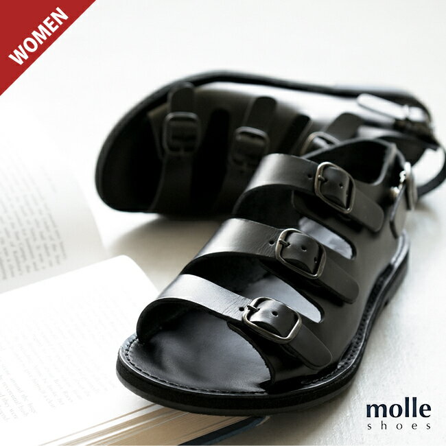 molle shoes(モールシューズ) TRIPLE BELT SANDAL(トリプルベルトサンダル)