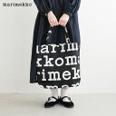 【国内正規販売店】[52199247312] marimekko(マリメッコ) NOTKO LOGO トートバッグ