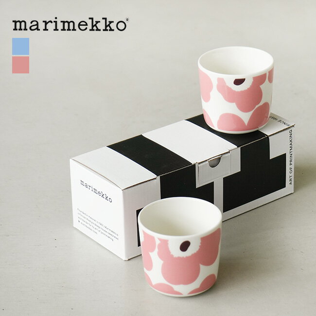 ◇【国内正規販売店】[52229470637]marimekko(マリメッコ)Unikko コーヒーカップセット（ハンドルなし）
