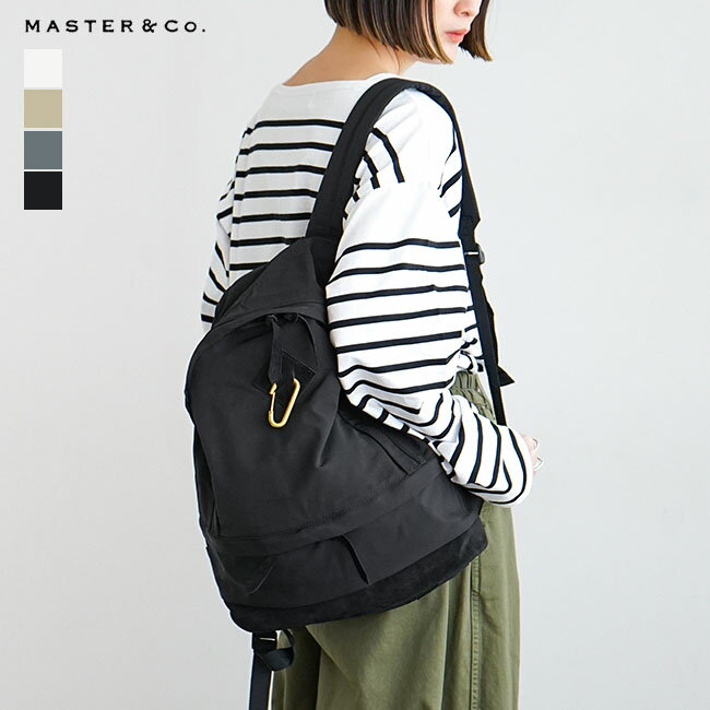  MASTER&Co.(マスターアンドコー) 60/40CLOTH DAYPACK+KARABINER ロクヨンクロスデイパック+カラビナ リュック バックパック