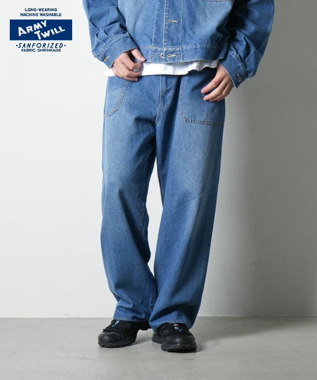 [AM-2415001]ARMY TWILL(アーミーツイル)10OZ DENIM PANTS デニムパンツ ジーパン ジーンズ ズボン メンズ