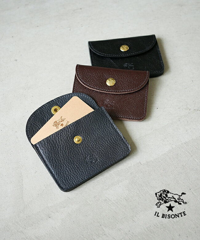 ◇【国内正規販売店】[54212309193]IL BISONTE(イルビゾンテ) 2024 SPRING SUMMER/カードケース