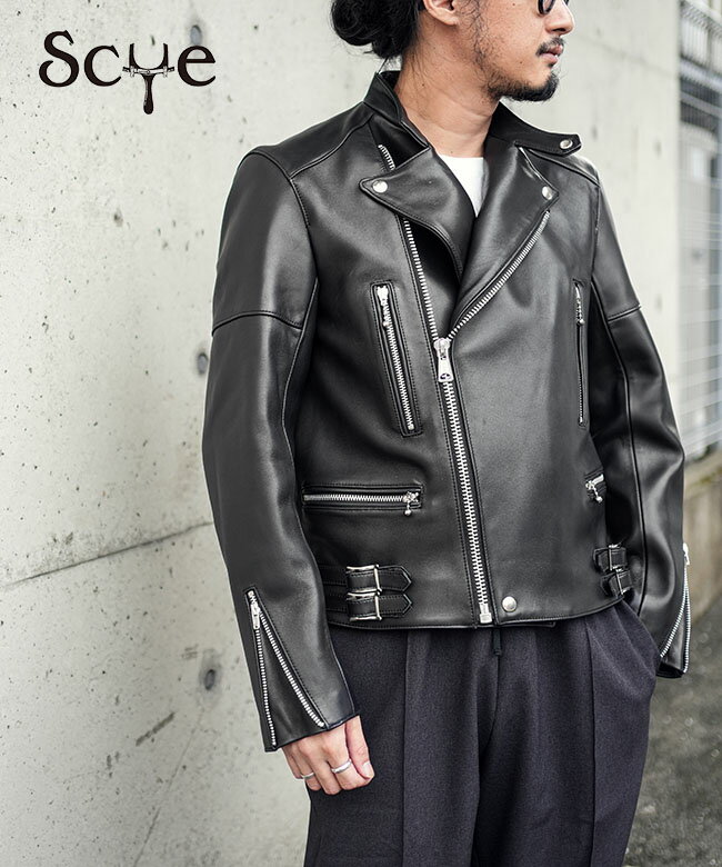 楽天市場】scye ライダースの通販 楽天市場】scye ライダースの通販