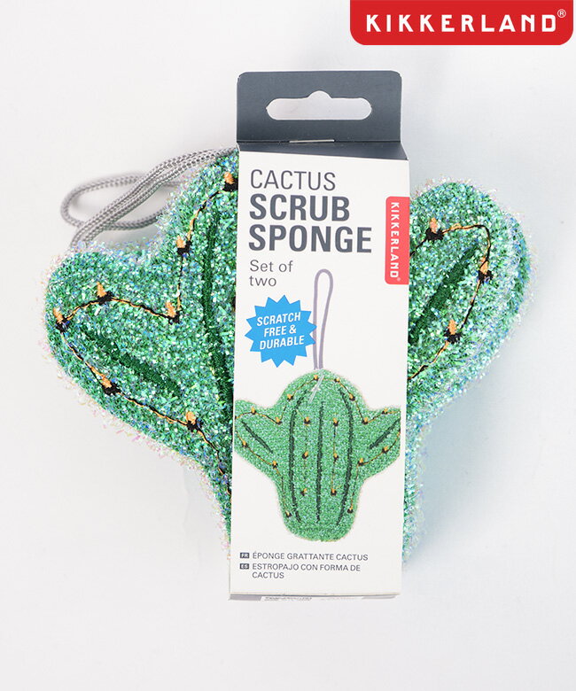 [KCU351]KIKKERLAND(キッカーランド) Cactus Scrub Sponge カクタススクラブスポンジ サボテンのキッチ..