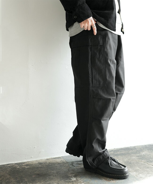 [BR42592]Buzz Rickson's(バズリクソンズ) WILLIAM GIBSON COLLECTION BLACK M-51 TROUSERS メンズ ボトムス ワイドパンツ カーゴパンツ ワークパンツ M51 米軍 ミリタリー 陸軍