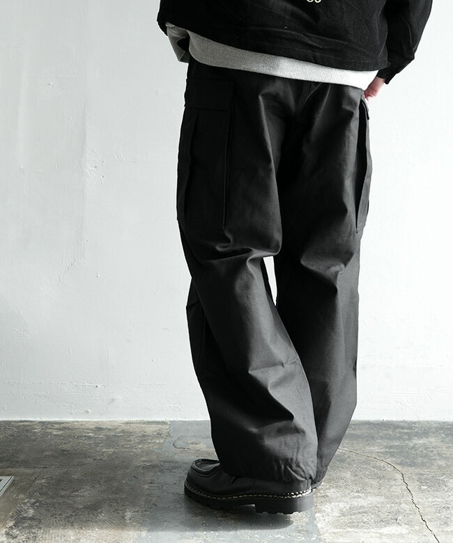[BR42592]Buzz Rickson's(バズリクソンズ) WILLIAM GIBSON COLLECTION BLACK M-51 TROUSERS メンズ ボトムス ワイドパンツ カーゴパンツ ワークパンツ M51 米軍 ミリタリー 陸軍