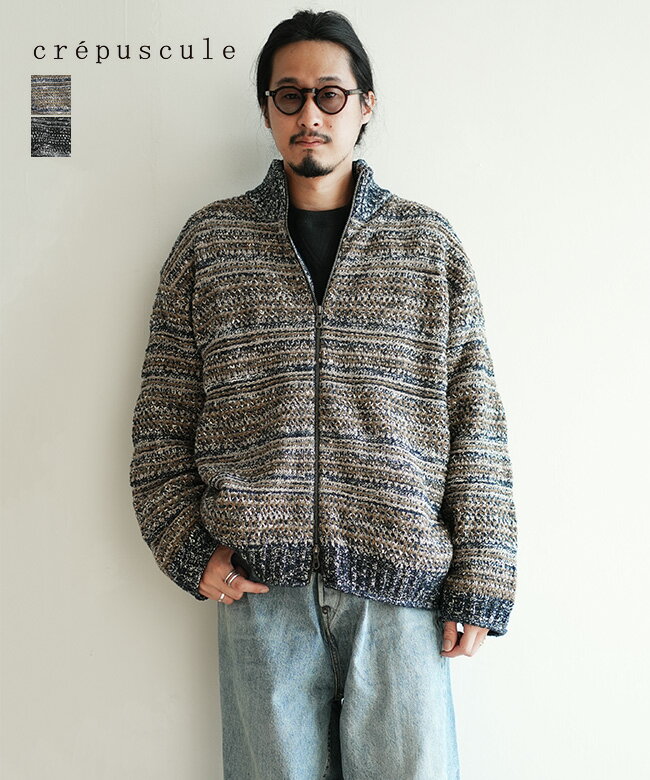 [2503-018]crepuscule (ץ塼) Multi Border Mix Drivers ޥܡ ߥåɥ饤С  ...