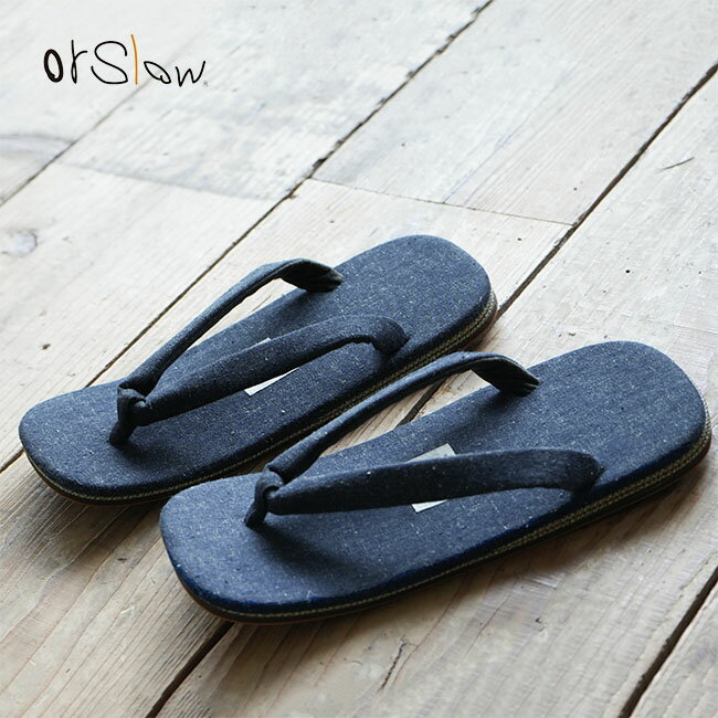 [03-SETTA-81]orSlow(オアスロウ) DENIM SETTA(デニム雪駄)