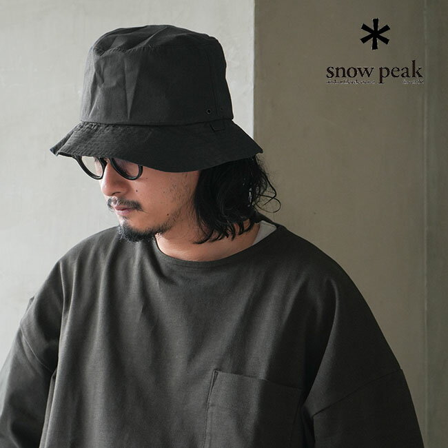 [AC-23SU00600BK/01BK]snow peak(Xm[s[N) TAKIBI Light Ripstop Hat(^LrCgbvXgbvnbg)/Xq/Y/fB[X/jZbNXy[֑Ήz