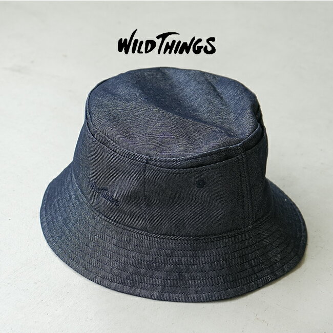 [WT23017SL]WILD THINGS(ChVOX) NANOTEX DENIM BUCKET HAT(imebNXfjoPbgnbg)/Xq/oPny[֑Ήz