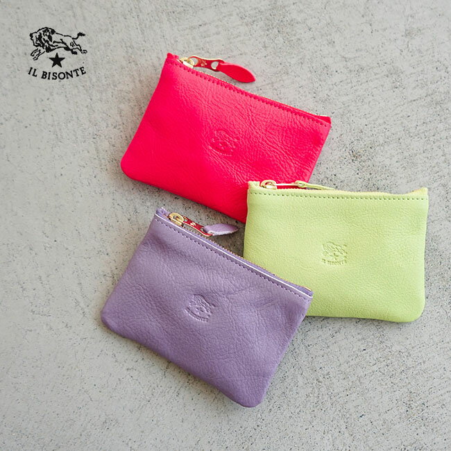 ◇【国内正規販売店】[54232305342]IL BISONTE(イルビゾンテ) 2023 SPRING SUMMER/コインパース/ミニポ..