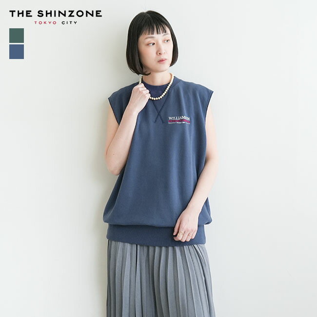 【50%OFF】[23MMSCU11]THE SHINZONE(ザ シンゾーン) SWEAT VEST(スウェットベスト)/レディース/トップス/ノースリーブ/ブランド