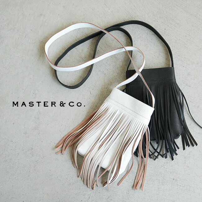 [MC1235]MASTER&Co.(マスターアンドコー) GOAT FRINGE BODY BAG(ゴートフリンジボディーバッグ)/カバン/かばん/鞄/ショルダーバッグ/ミニバッグ