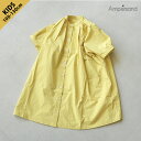 【50%OFF】[L217013]AMPERSAND/F.O.KIDS（アンパサンド/エフオーキッズ） premier たっぷりギャザーシャツワンピース/前ボタン/キッズ/女の子/ガールズ/100・110・120・130サイズ【メール便対応可】