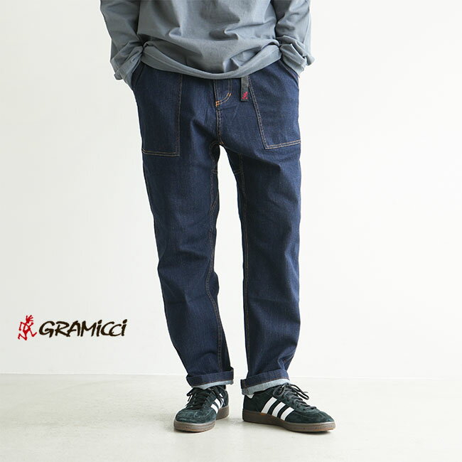 [G3FU-P052]GRAMICCI(グラミチ) STRETCH DENIM LOOSE TAPERED RIDGE PANT/ストレッチデニムルーズテー..