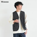 WORKERS(ワーカーズ) Cruiser Vest/Reversed Sateen(クルーザーベスト/リバースドサテン)/メンズ/ベスト