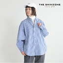 [23AMSBL04]THE SHINZONE(UEV][) STRIPE DADDY SHIRT XgCv_fBVc gbvX HD I[o[TCY