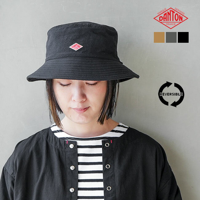 [DT-H0232LIC]DANTON(_g) REVERSIBLE BUCKET HAT o[VuoPbgnbg