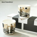 ◇【国内正規販売店】[52239472839] marimekko(マリメッコ) Peura コーヒーカップセット(ハンドルなし) ペウラ 鹿